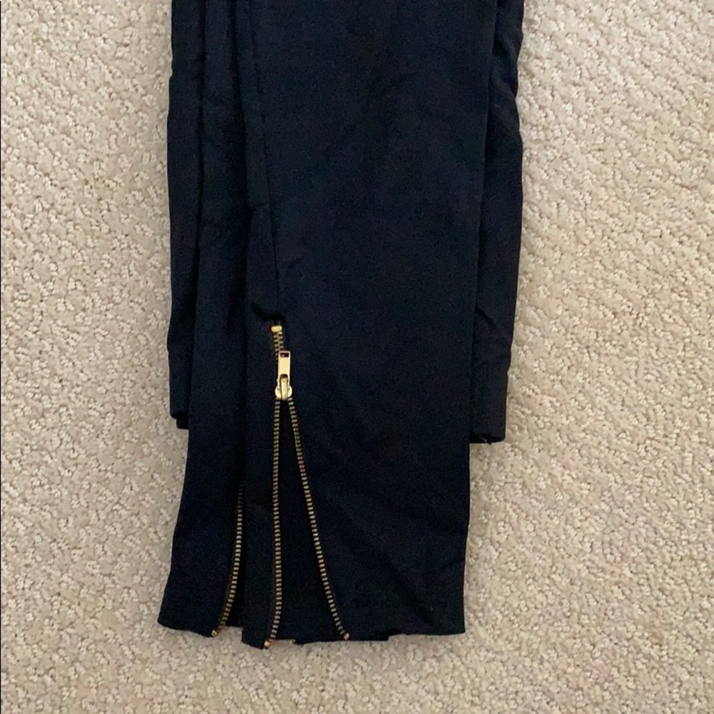 Black maternity leggings